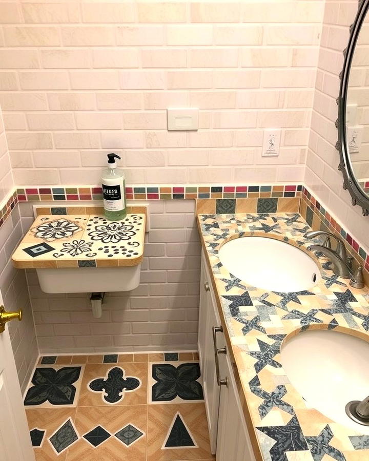 Tile Countertops for Unique Patterns