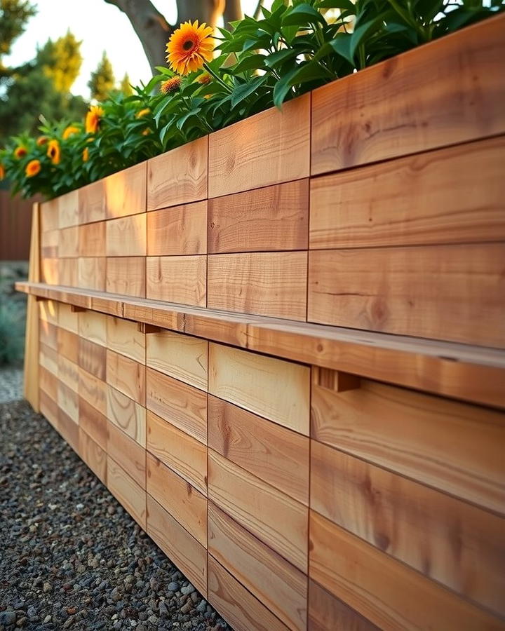 Timber Retaining Wall