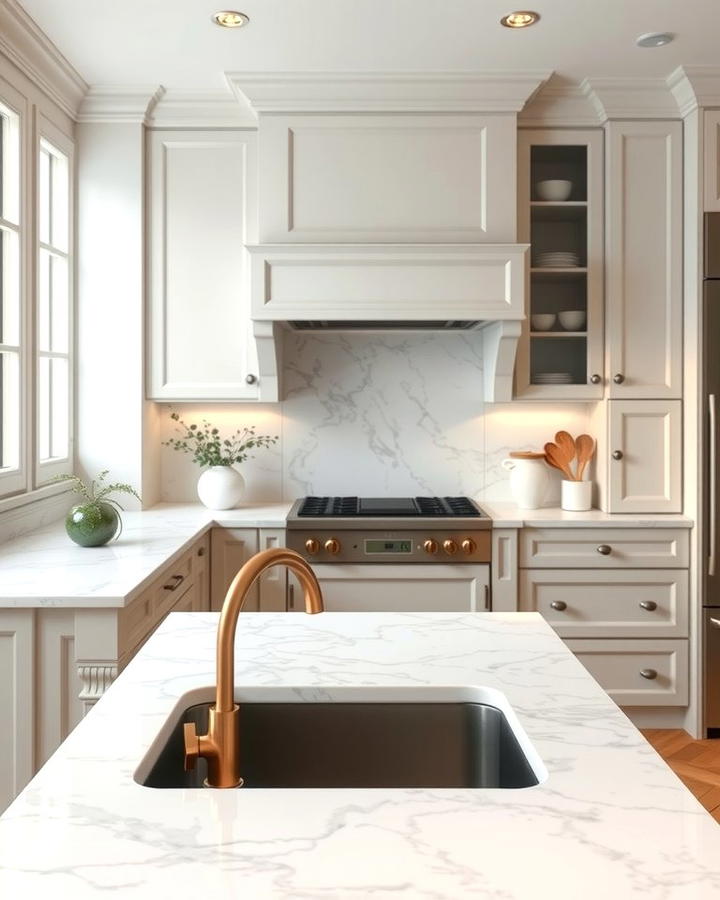 Timeless Carrara Marble Countertops