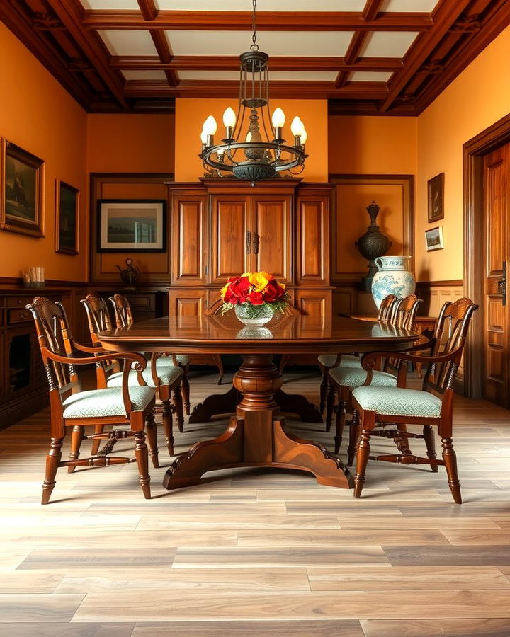 Timeless Wooden Dining Table