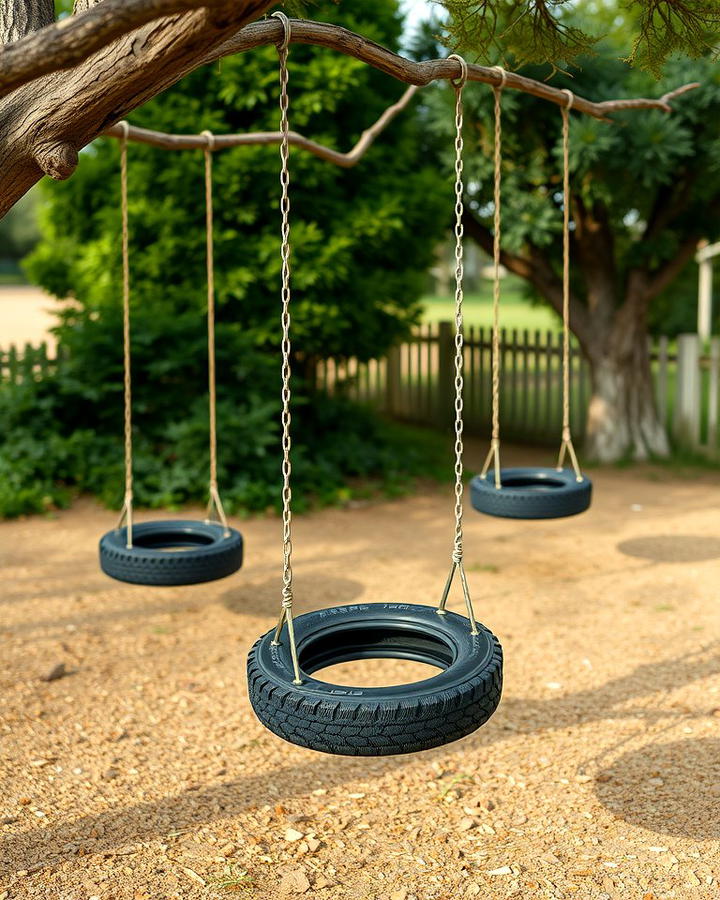 Tire Swing Fun