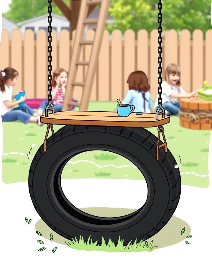 Tire Swing Picnic Table