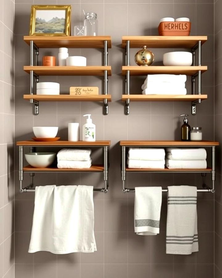 Towel Bar Shelving