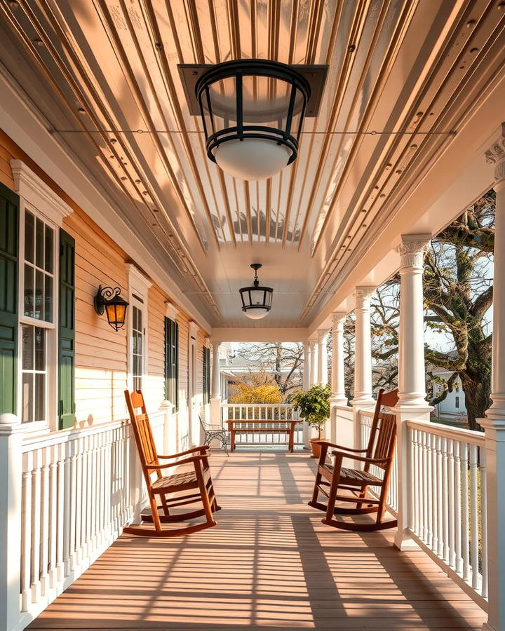 Traditional Appeal with Galvanized Metal Roof