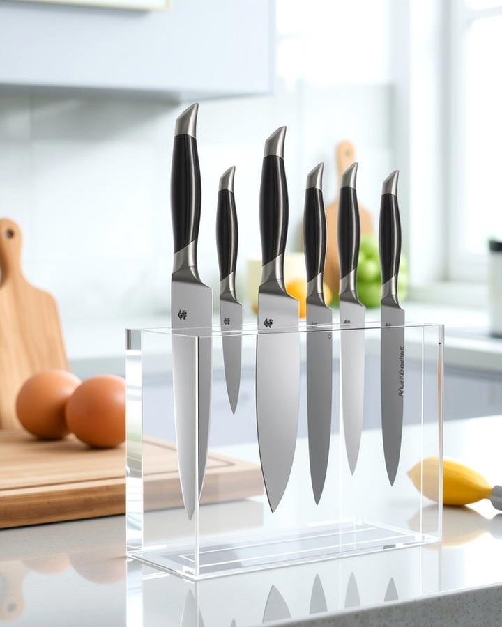 Transparent Acrylic Knife Blocks