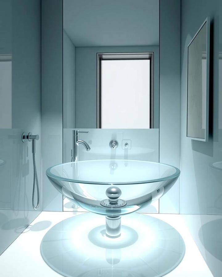 Transparent Acrylic Sinks for a Futuristic Look