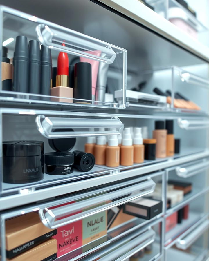 Transparent Storage Drawers