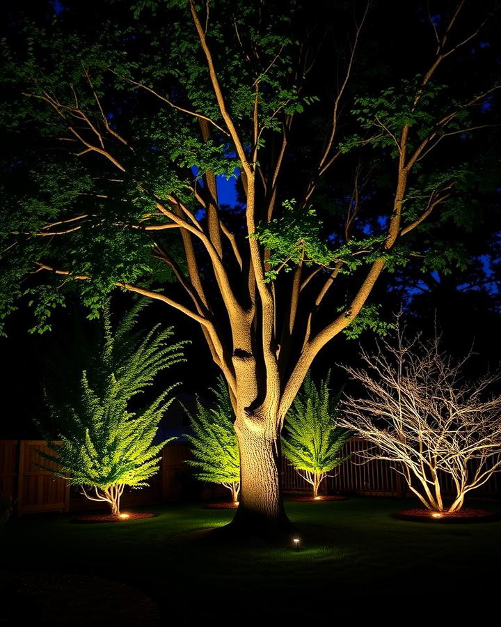 Tree Uplighting for Dramatic Effects