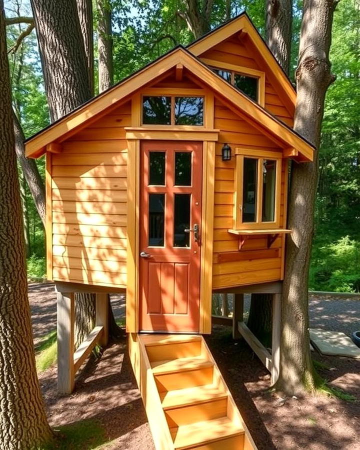 Treehouse Inspired Outhouse