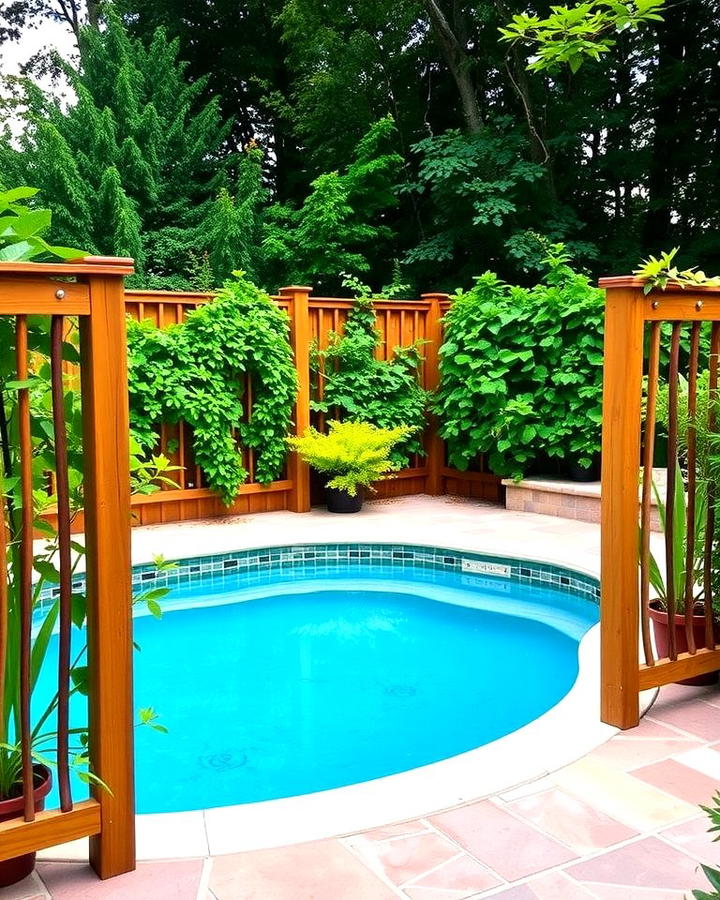 Trellis Pool Fence