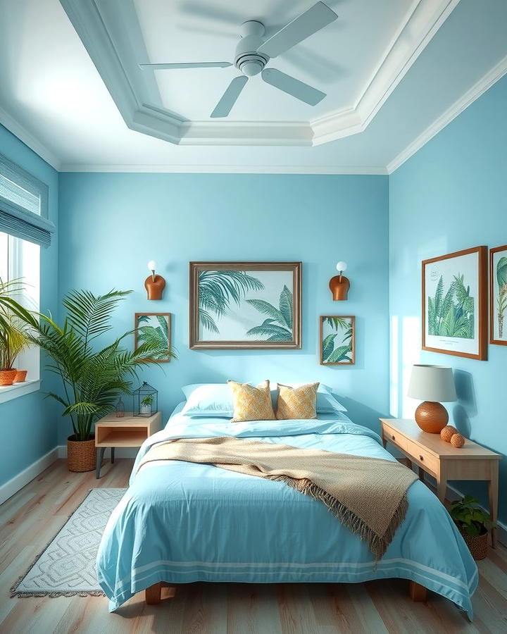 Tropical Light Blue Escape