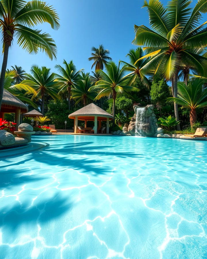 Tropical Oasis Lagoon Pool