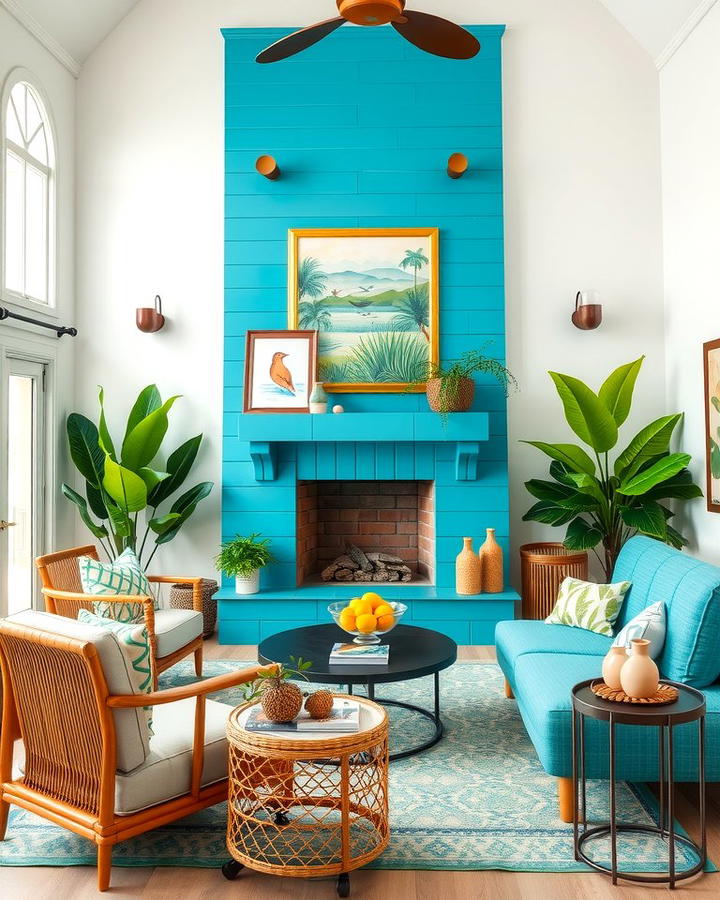 Tropical Teal Statement