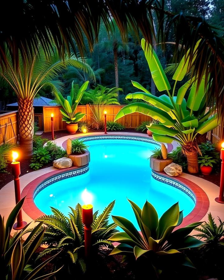 Tropical Themed Landscaping