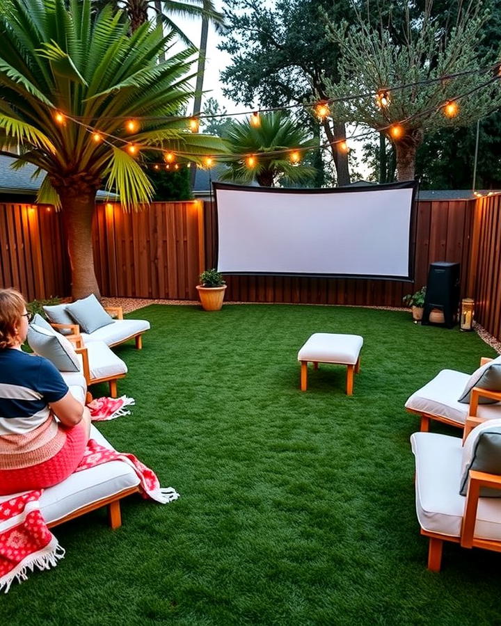 Turf Backyard Theater