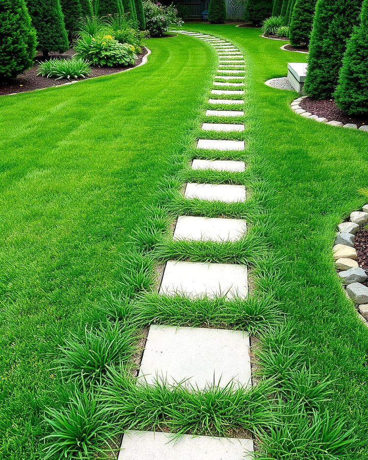 Turf Lined Pathways