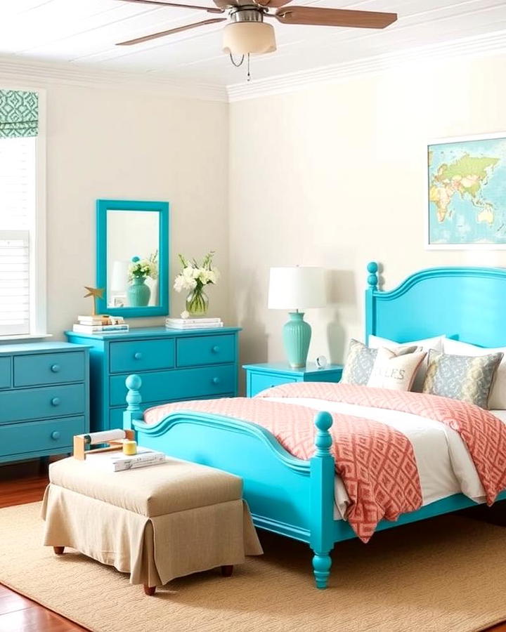 Turquoise Furniture Accents