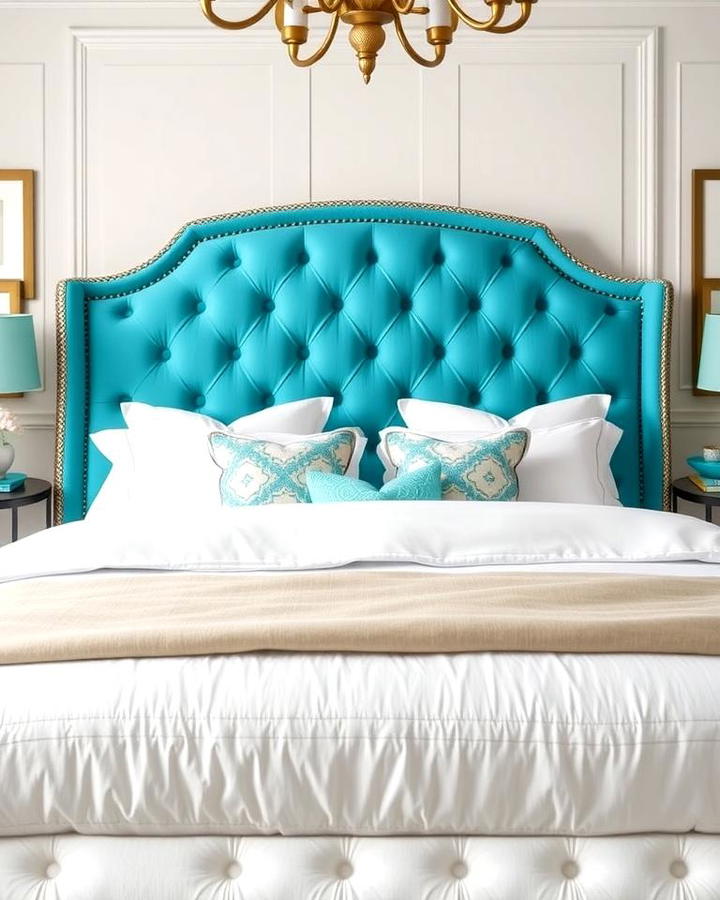 Turquoise Headboard