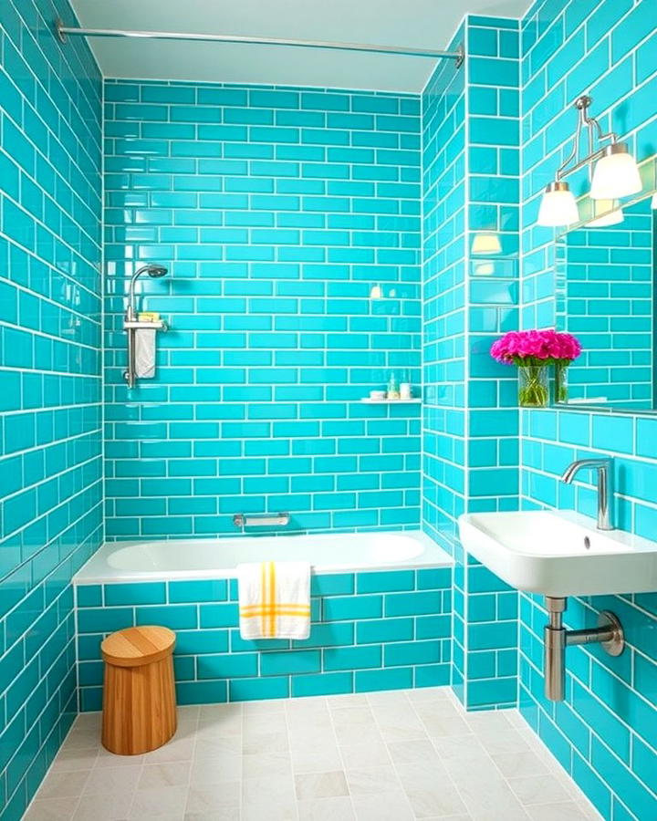 Turquoise Tiles for a Vibrant Pop