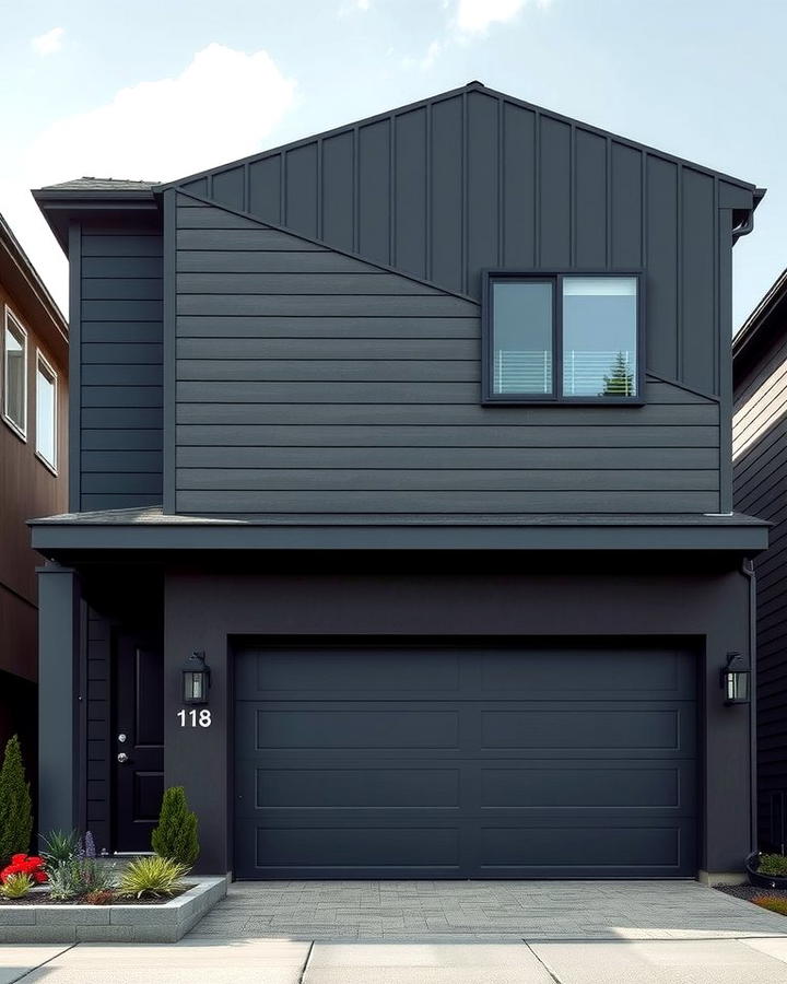 Two Toned Exterior with Dark Grey and Charcoal