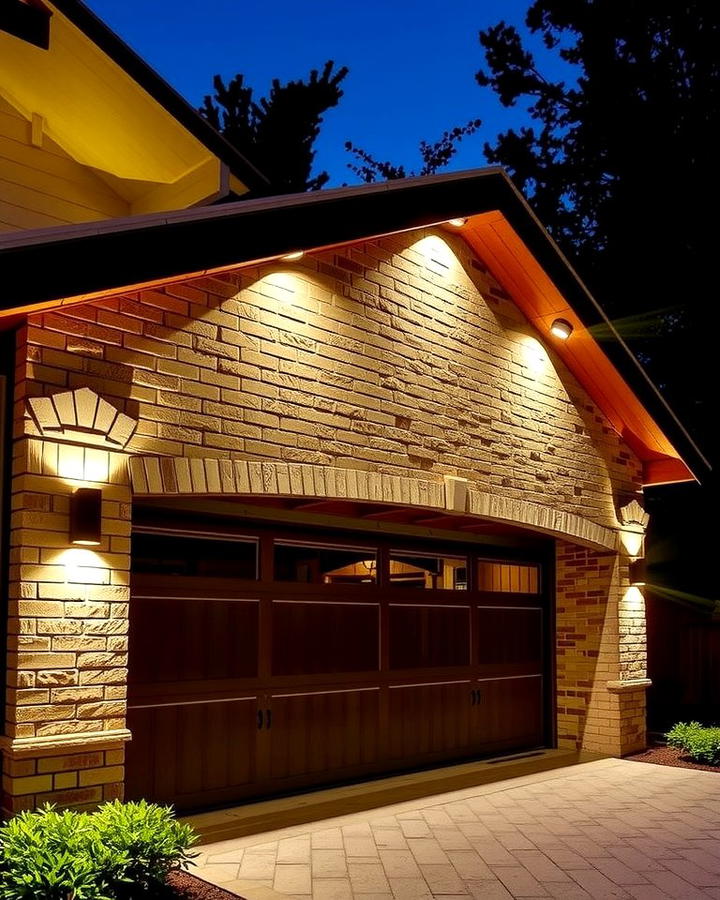 Under Eave Lighting for Subtle Elegance