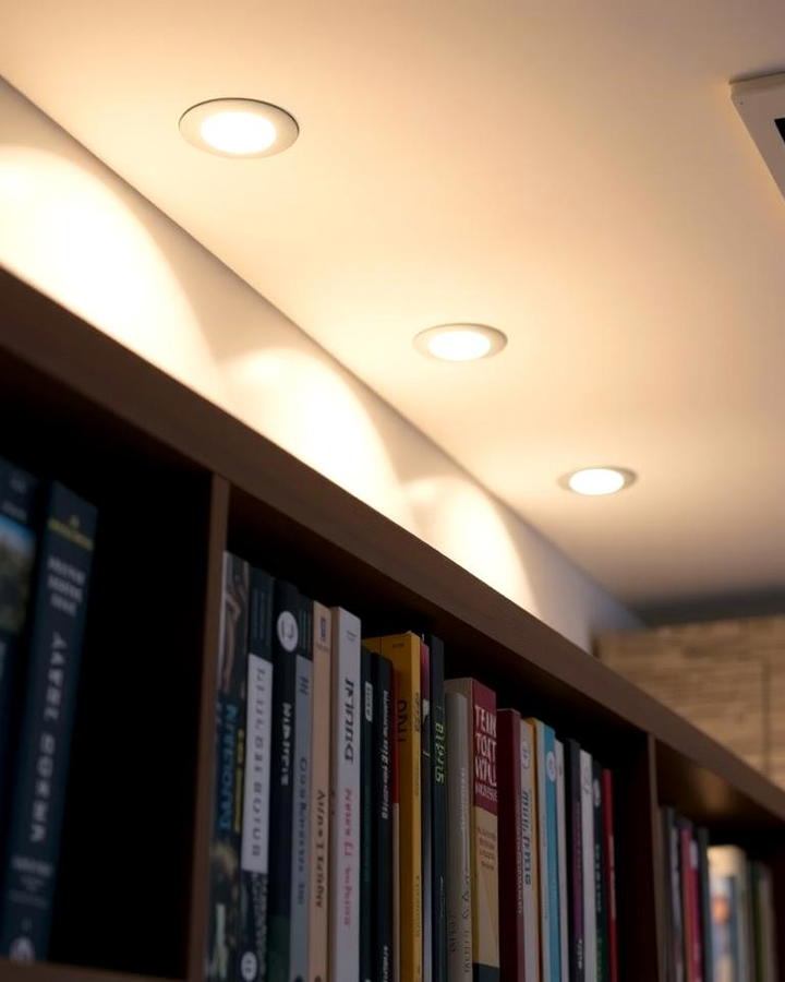 Under Shelf Puck Lights for Targeted Illumination