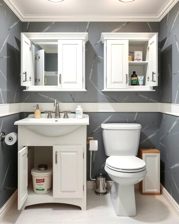 Under Sink Cabinets for Hidden Storage