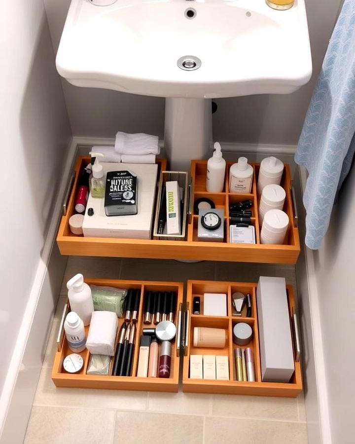 Under Sink Organizer Trays