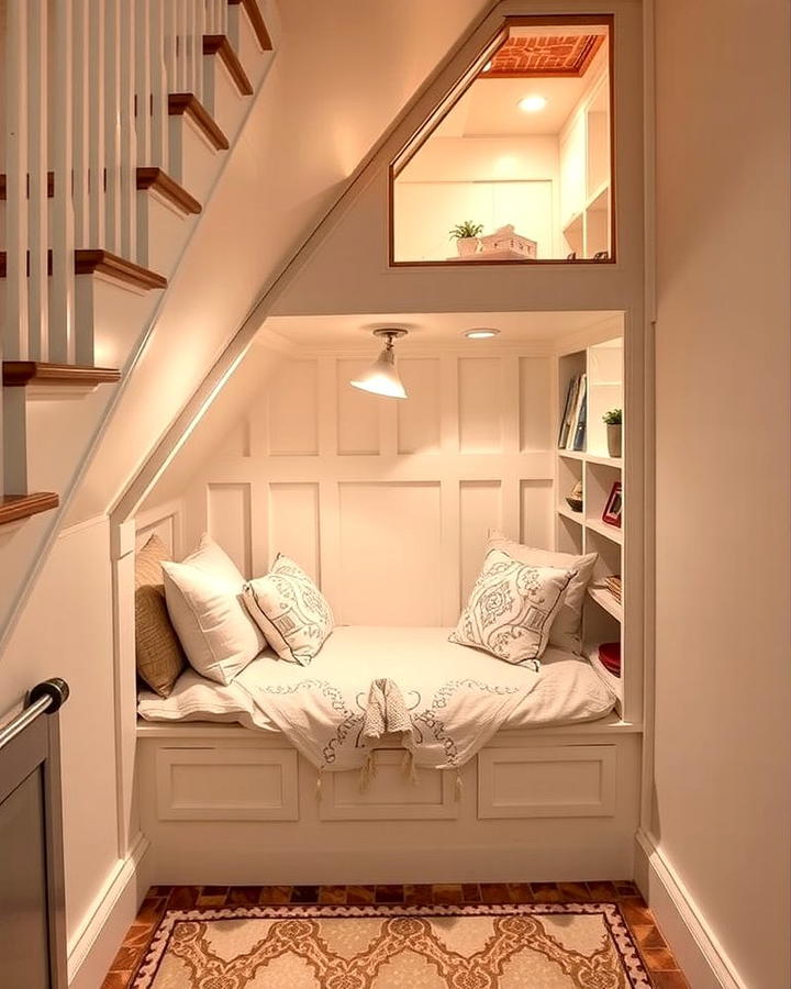 Under Stair Bed Nook