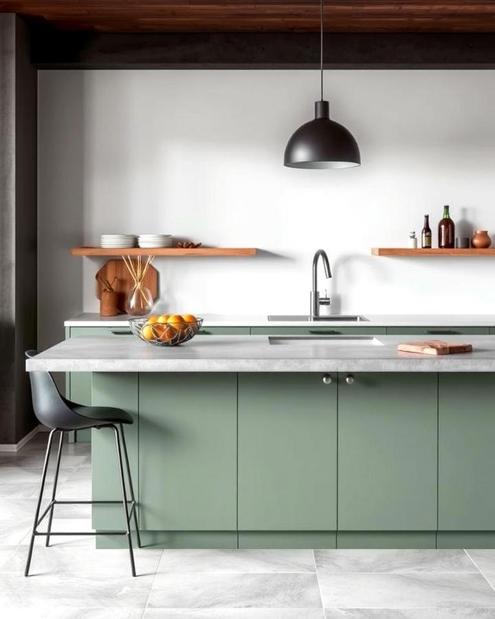 Urban Chic with Concrete Countertops