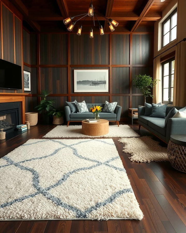 Use Area Rugs for Texture and Warmth