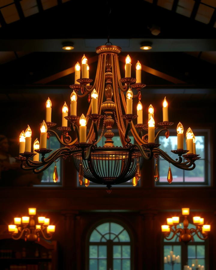 Use Candle Chandeliers for Dramatic Lighting