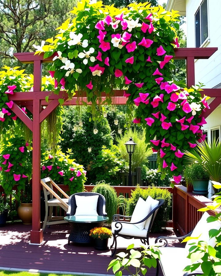 Use Climbing Plants on a Trellis