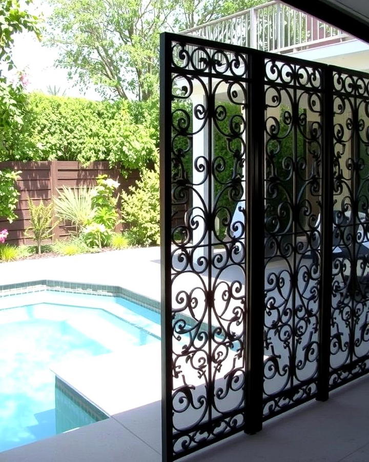 Use Decorative Privacy Screens