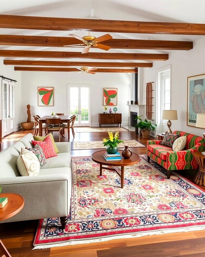 Use Mismatched Sofas as Zoning Tools