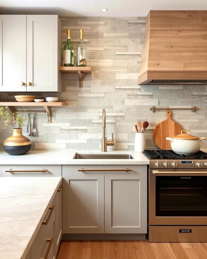 Use Natural Stone Backsplashes