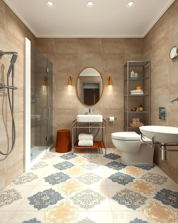 Use Patterned Floor Tiles