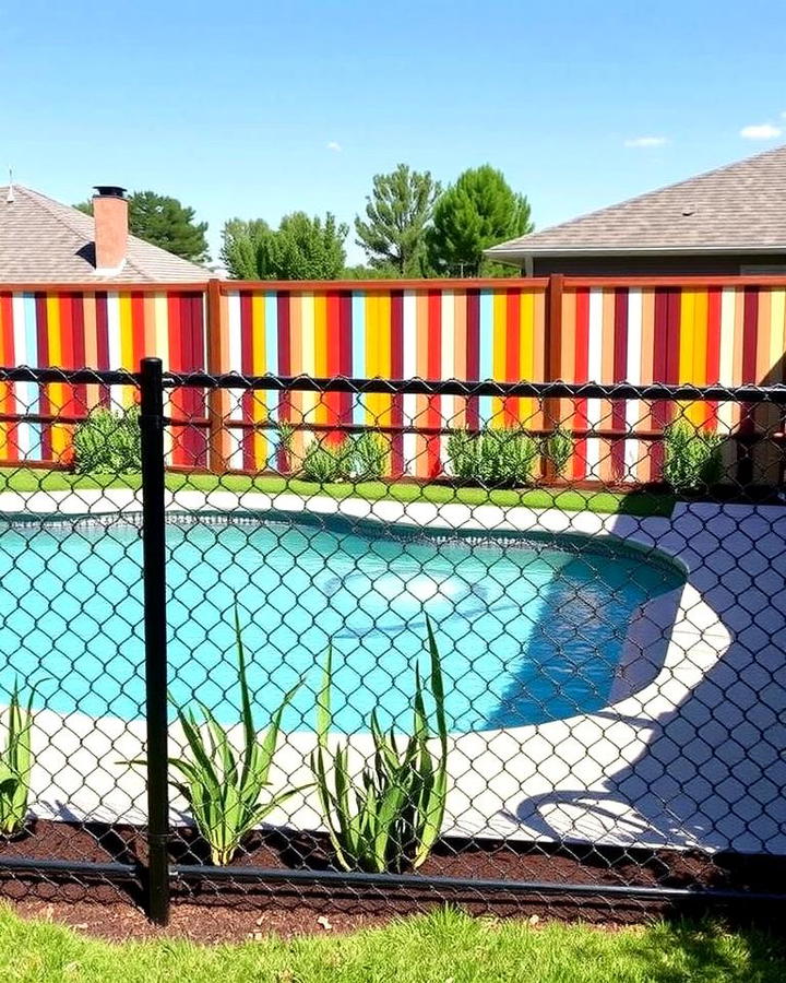 Use Privacy Slats in Chain Link Fences