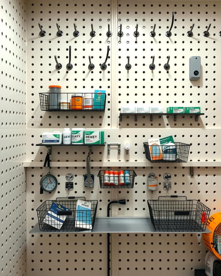 Use a Pegboard System