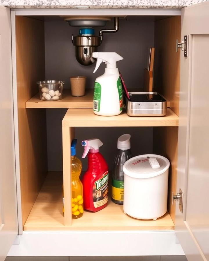 Use a Roll Out Shelf for Deep Cabinets