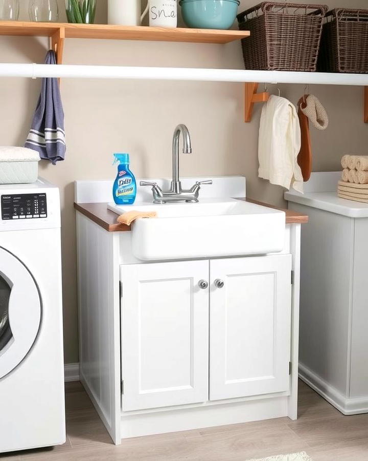 Utility Sink with Cabinet