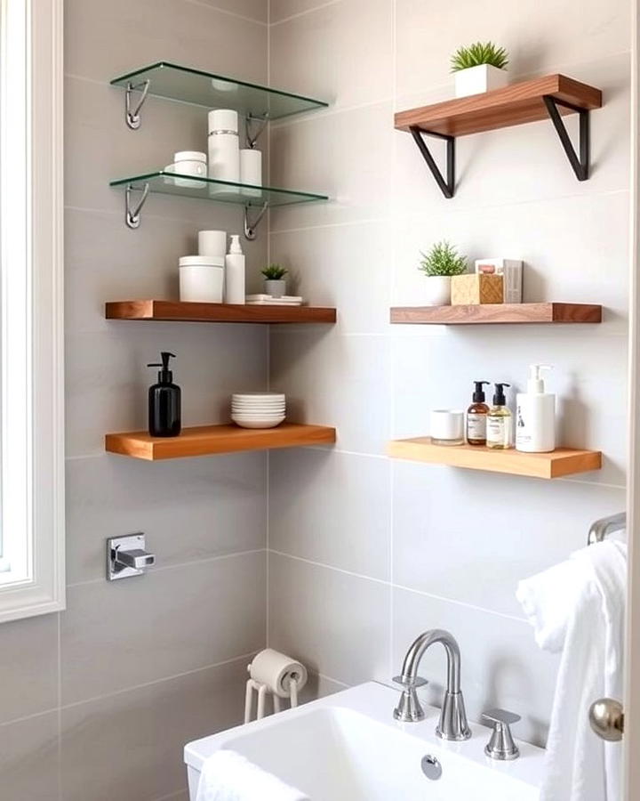 Utilize Corner Shelving