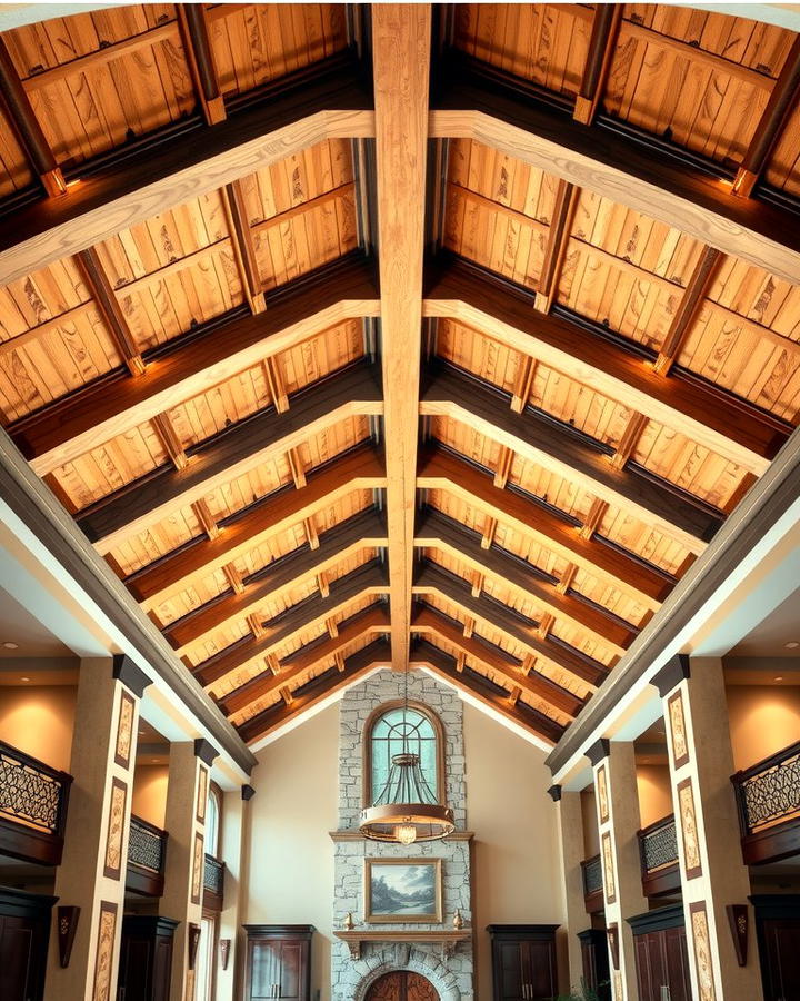 Vaulted Coffered Ceiling