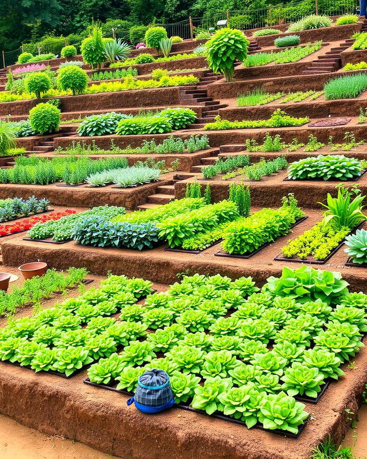 Vegetable Terraces for Practicality