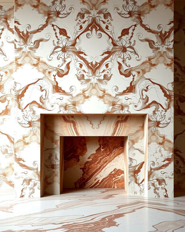 Veined Marble Statement