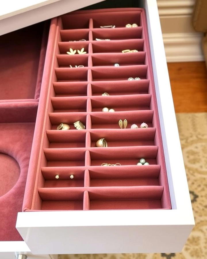 Velvet Jewelry Drawer Inserts