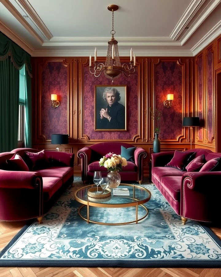 Velvet Upholstery for a Luxe Gothic Feel