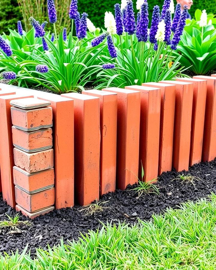 Vertical Brick Edging