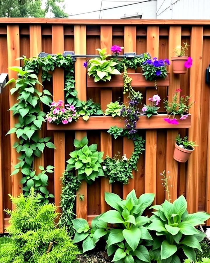 Vertical Garden Fence Design