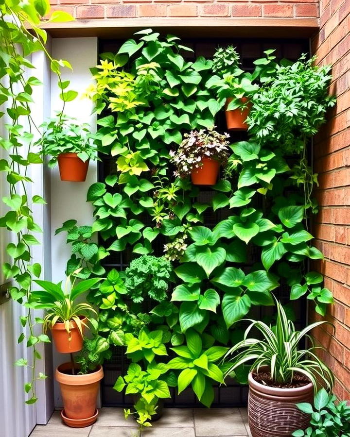 Vertical Gardens for Space Saving